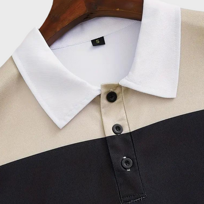 Poloshirt mit Farbblöcken - Moderner Stil und Komfort