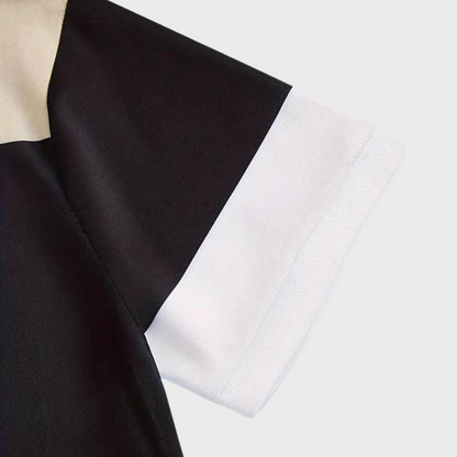 Poloshirt mit Farbblöcken - Moderner Stil und Komfort