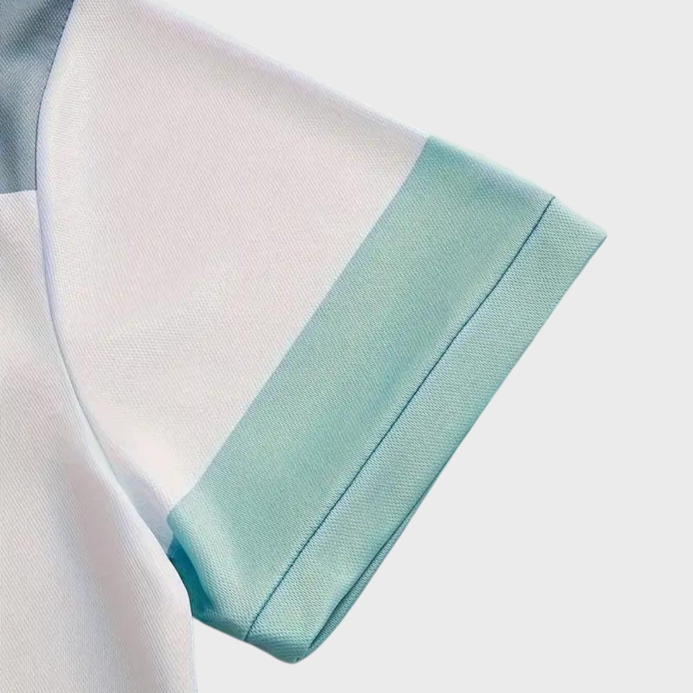 Poloshirt mit Farbblöcken - Moderner Stil und Komfort