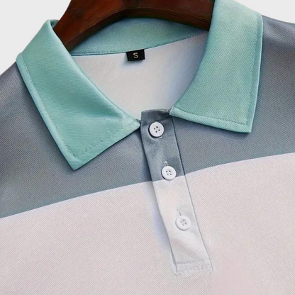 Poloshirt mit Farbblöcken - Moderner Stil und Komfort