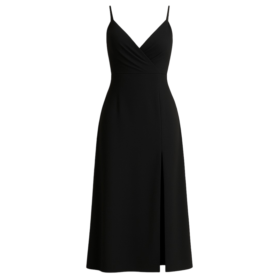 Felicity | Langarmkleid aus Satin, wo Eleganz auf modernen Glamour trifft