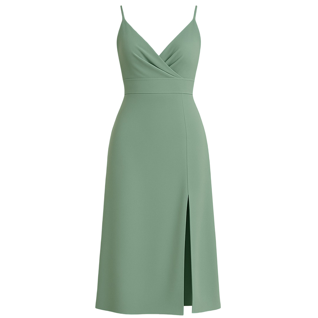 Felicity | Langarmkleid aus Satin, wo Eleganz auf modernen Glamour trifft