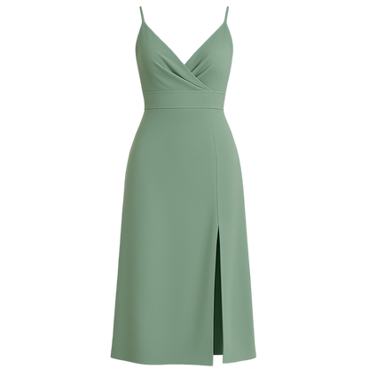 Felicity | Langarmkleid aus Satin, wo Eleganz auf modernen Glamour trifft