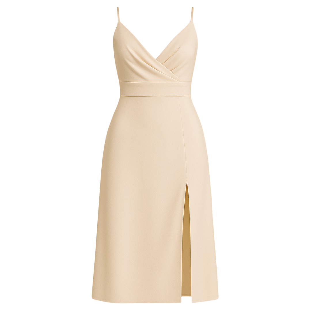 Felicity | Langarmkleid aus Satin, wo Eleganz auf modernen Glamour trifft