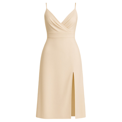 Felicity | Langarmkleid aus Satin, wo Eleganz auf modernen Glamour trifft