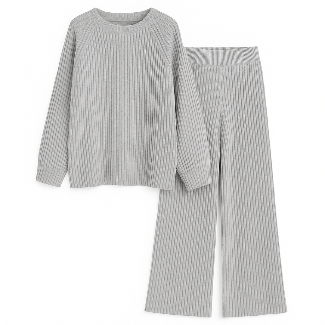 Eliza | Gemütliches geripptes Loungeset