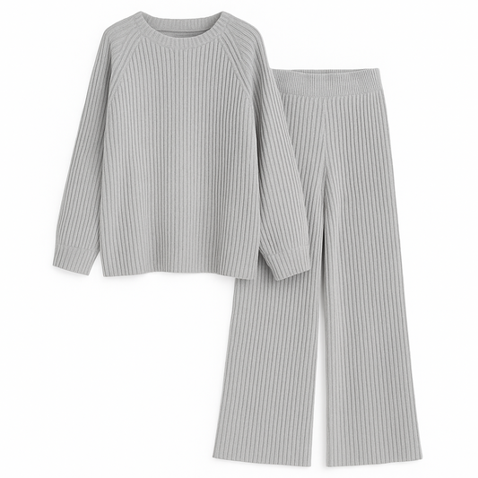 Eliza | Gemütliches geripptes Loungeset