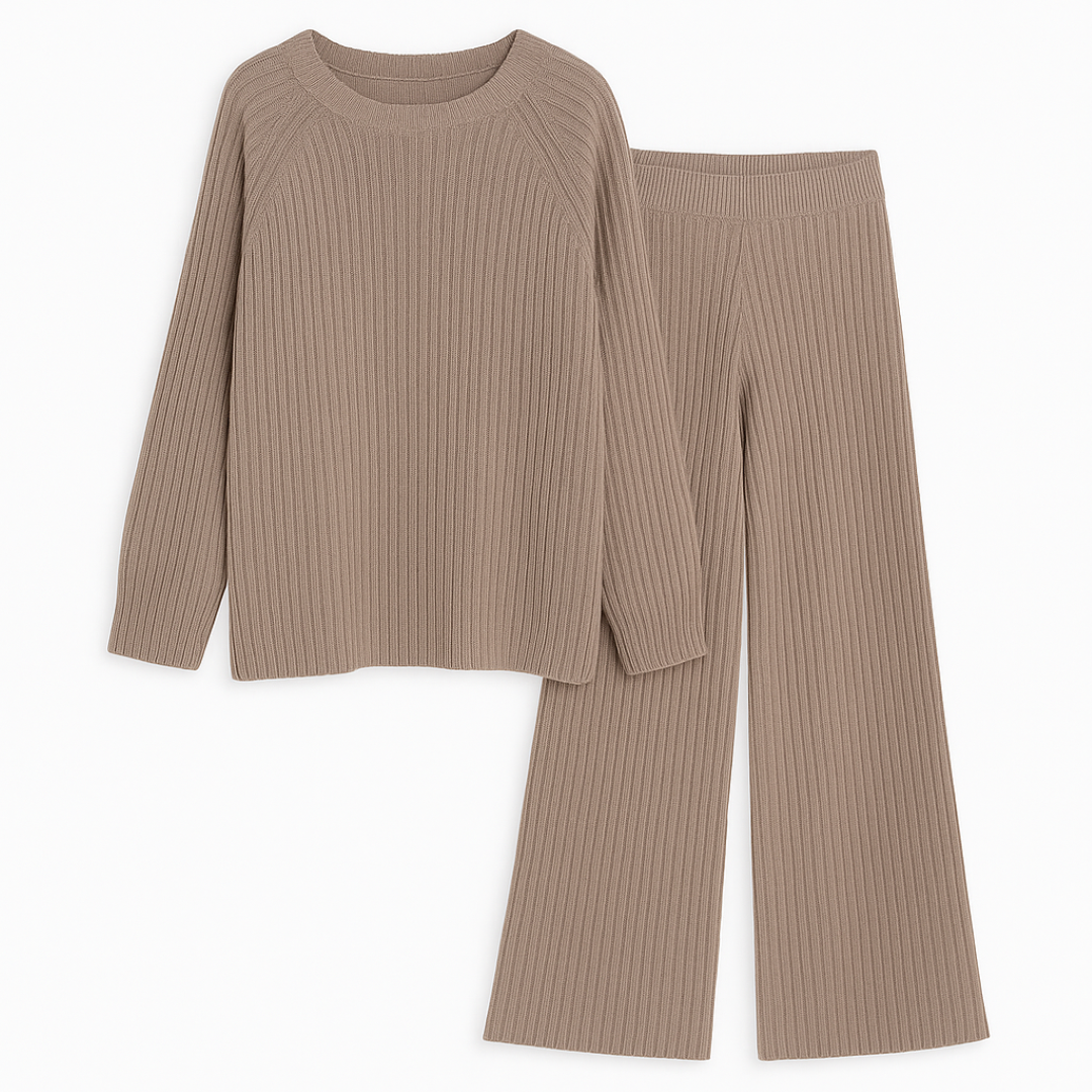 Eliza | Gemütliches geripptes Loungeset