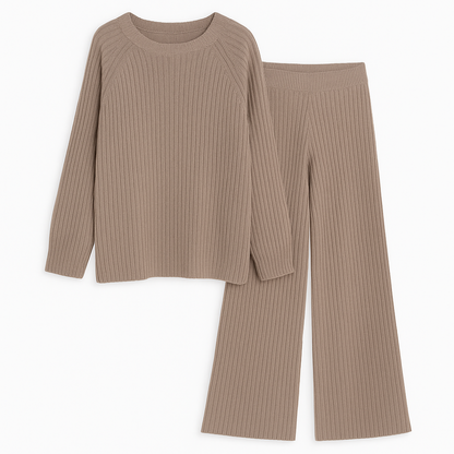 Eliza | Gemütliches geripptes Loungeset