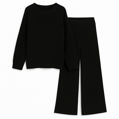 Eliza | Gemütliches geripptes Loungeset