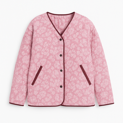 Heidi | Steppjacke mit Blumenmuster - Komfort mit einem Hauch von Vintage