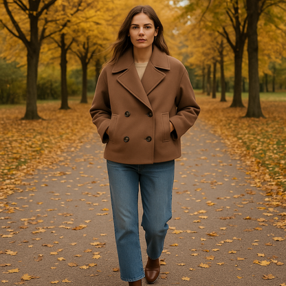 Estelle | Kurze Wolljacke – Elegante Wärme