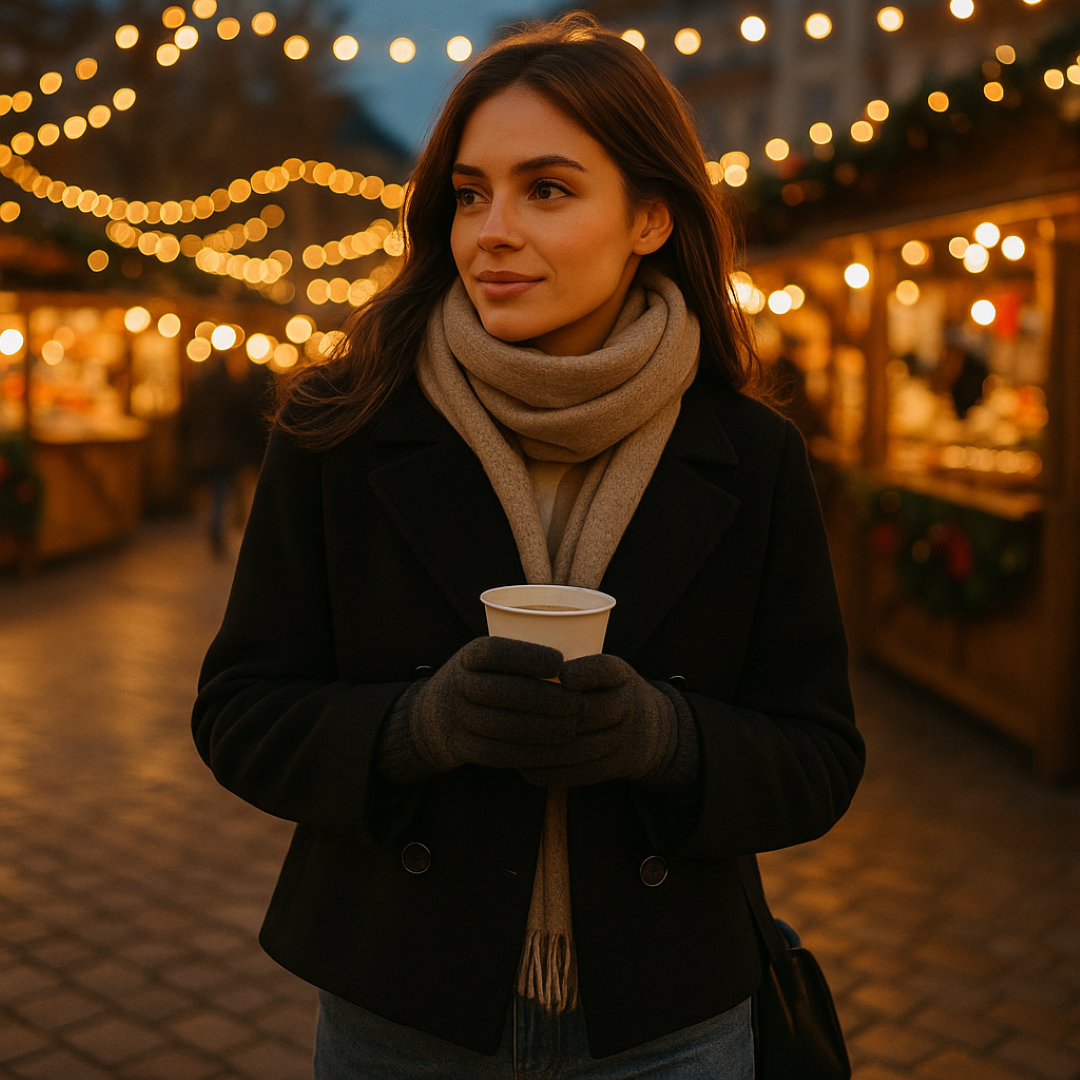 Estelle | Kurze Wolljacke – Elegante Wärme