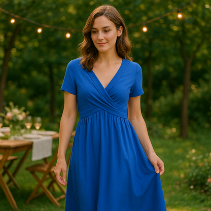 Dalia | Lockeres Wickelkleid: einfache Eleganz für jeden Anlass