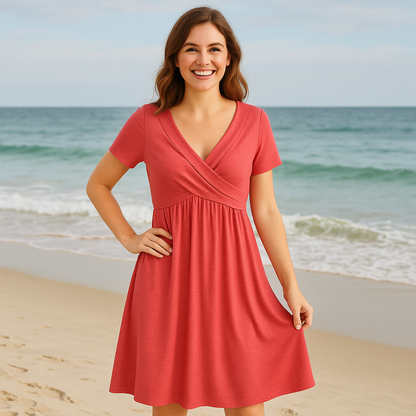 Dalia | Lockeres Wickelkleid: einfache Eleganz für jeden Anlass