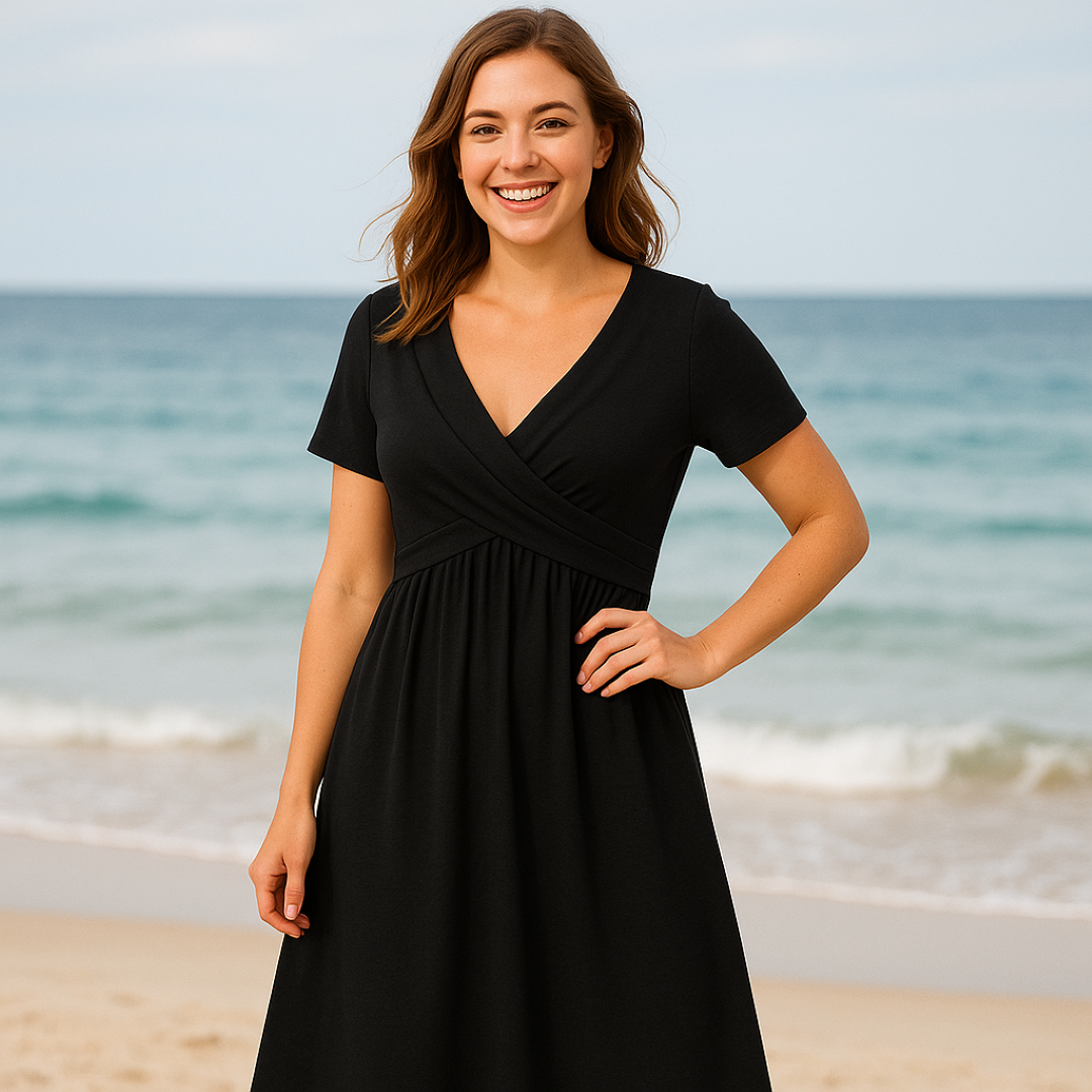 Dalia | Lockeres Wickelkleid: einfache Eleganz für jeden Anlass