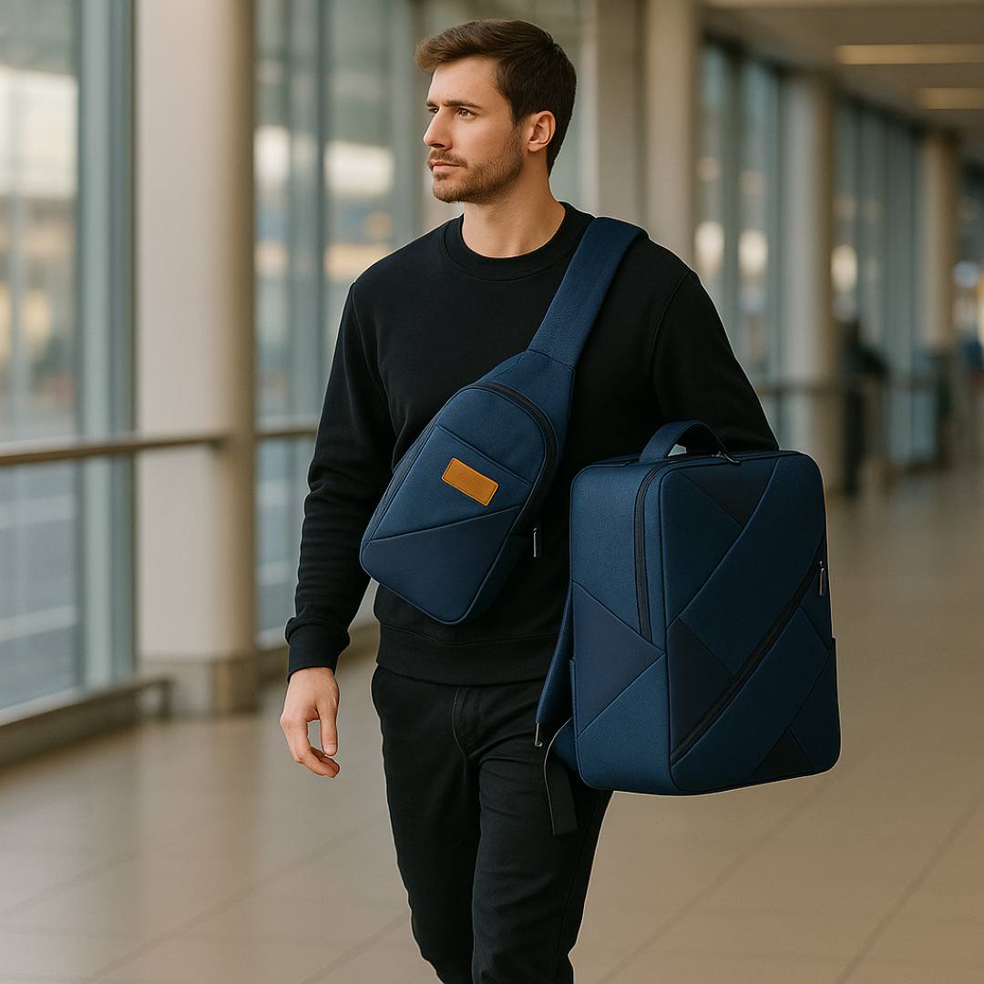 Evan | Set 3 in 1 mit Rucksack und passenden Accessoires