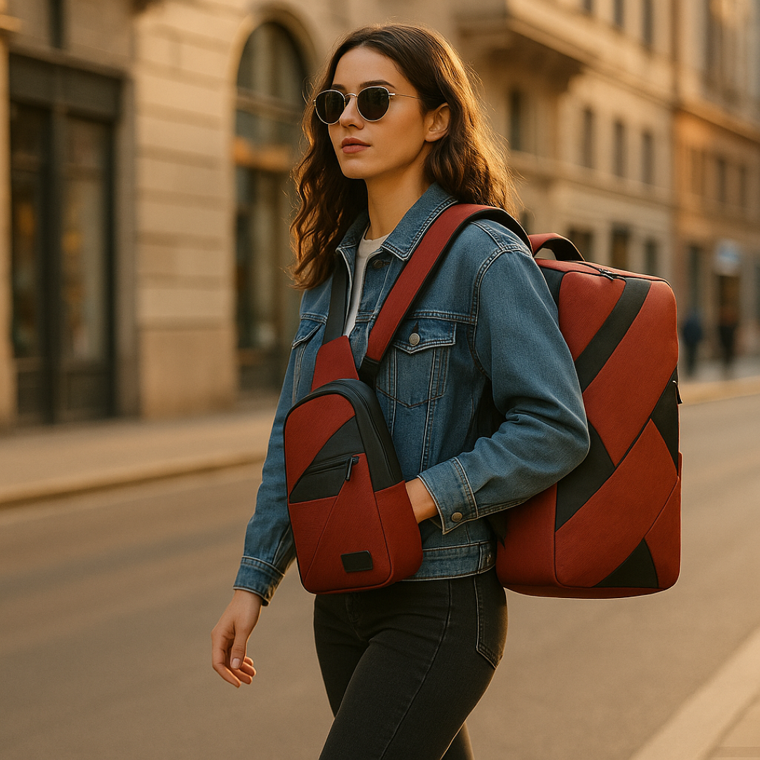 Evan | Set 3 in 1 mit Rucksack und passenden Accessoires