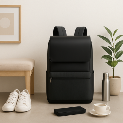 Simon | Edge Pro Rucksack schwarz matt