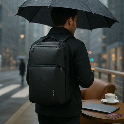 Rory | Geräumiger Leder-Rucksack für Laptop