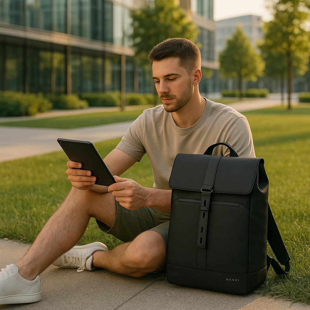 Leo | Wasserdichter tragbarer Rucksack mit mehreren Fächern