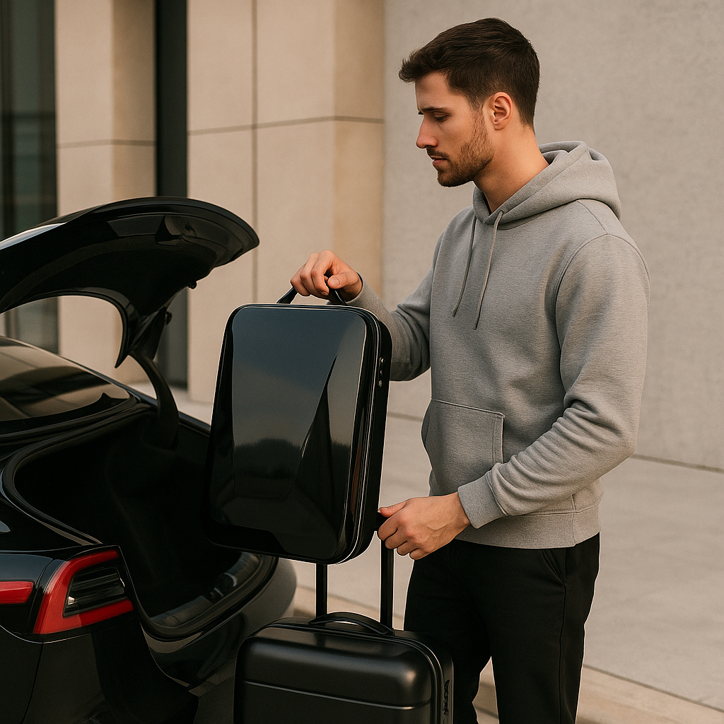 Dimitri | Diebstahlsicher Rucksack mit hartem Gehäuse für Laptop