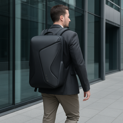 Xander | Geschäftsrucksack mit wasserabweisendem Stoff und USB-Anschluss