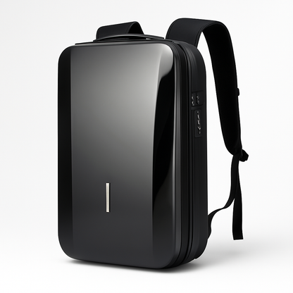 Renzo | Diebstahlsicherer Rucksack aus ABS mit eingebautem Schloss