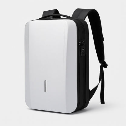 Renzo | Diebstahlsicherer Rucksack aus ABS mit eingebautem Schloss