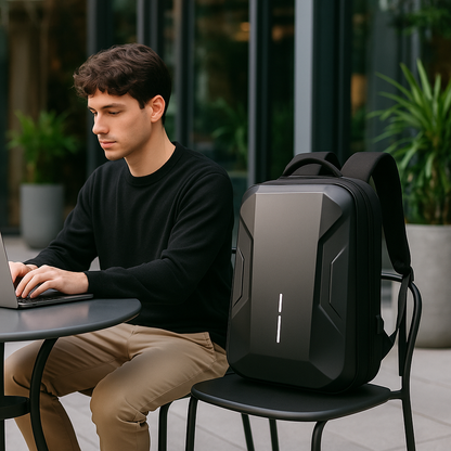 Levi | Wasserdichter Gaming-Rucksack mit Hartschale