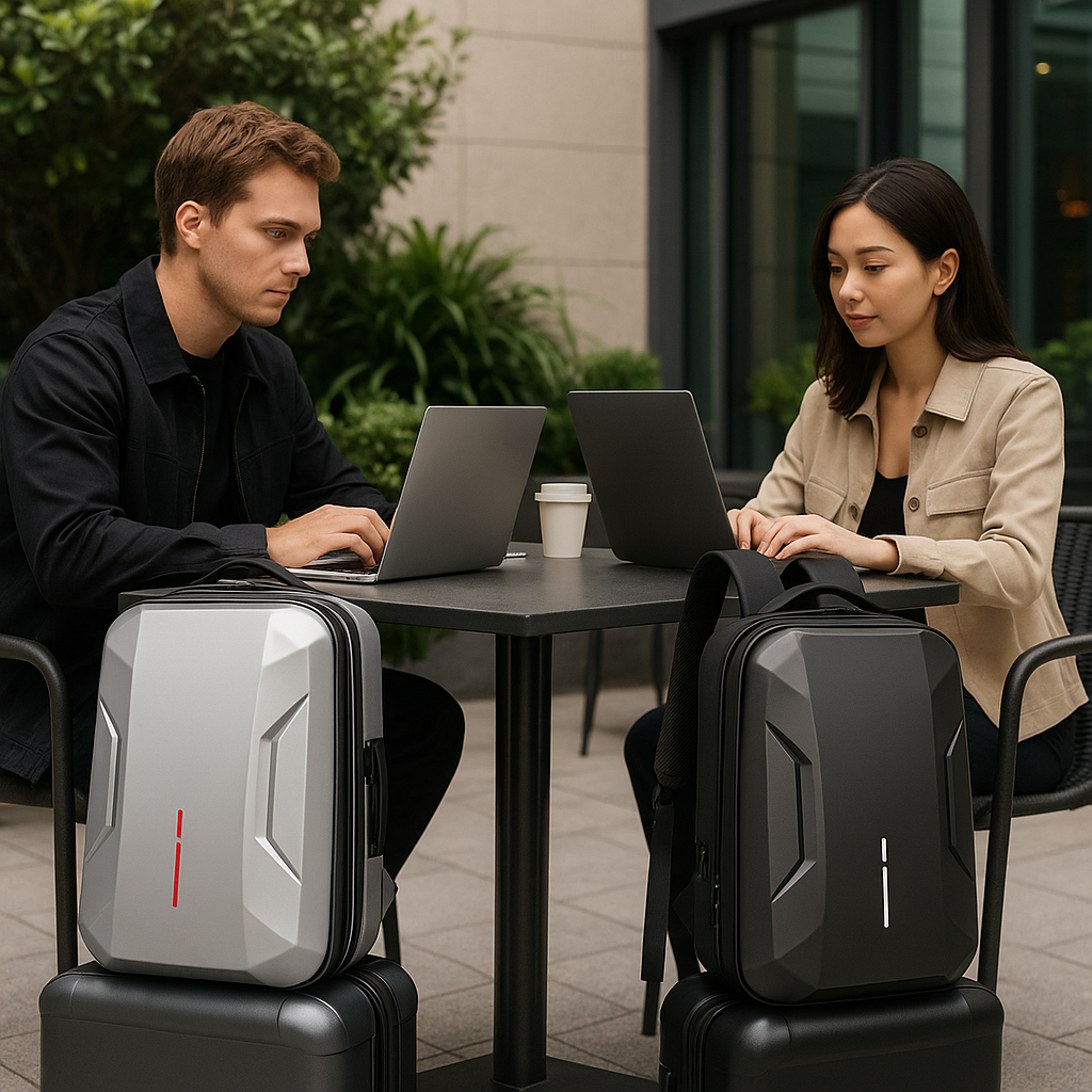 Levi | Wasserdichter Gaming-Rucksack mit Hartschale