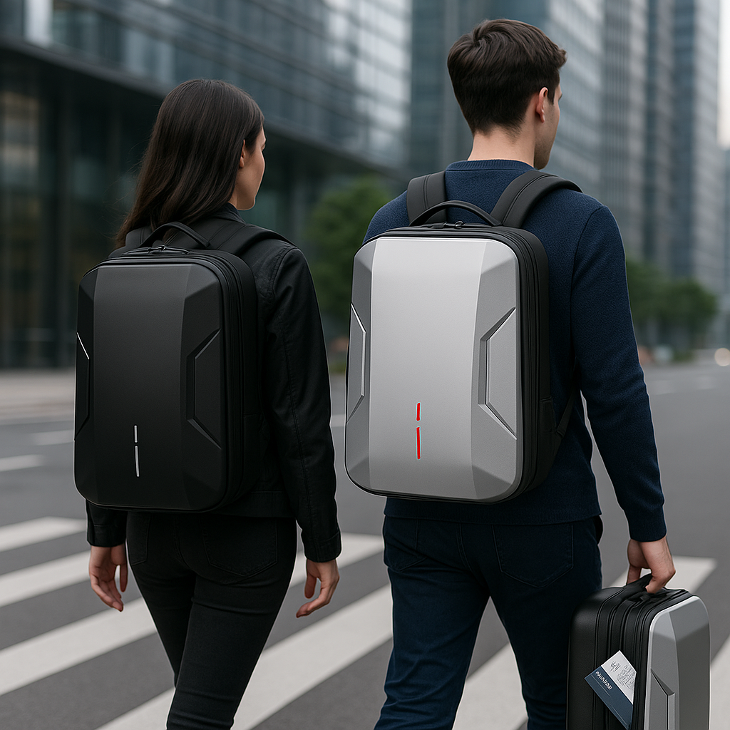 Levi | Wasserdichter Gaming-Rucksack mit Hartschale