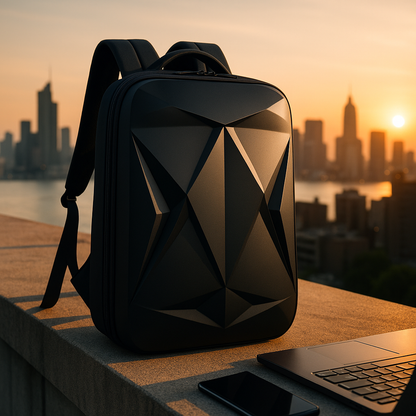 Jules | Wasserdichter harter Reisekoffer mit USB-Anschlüssen