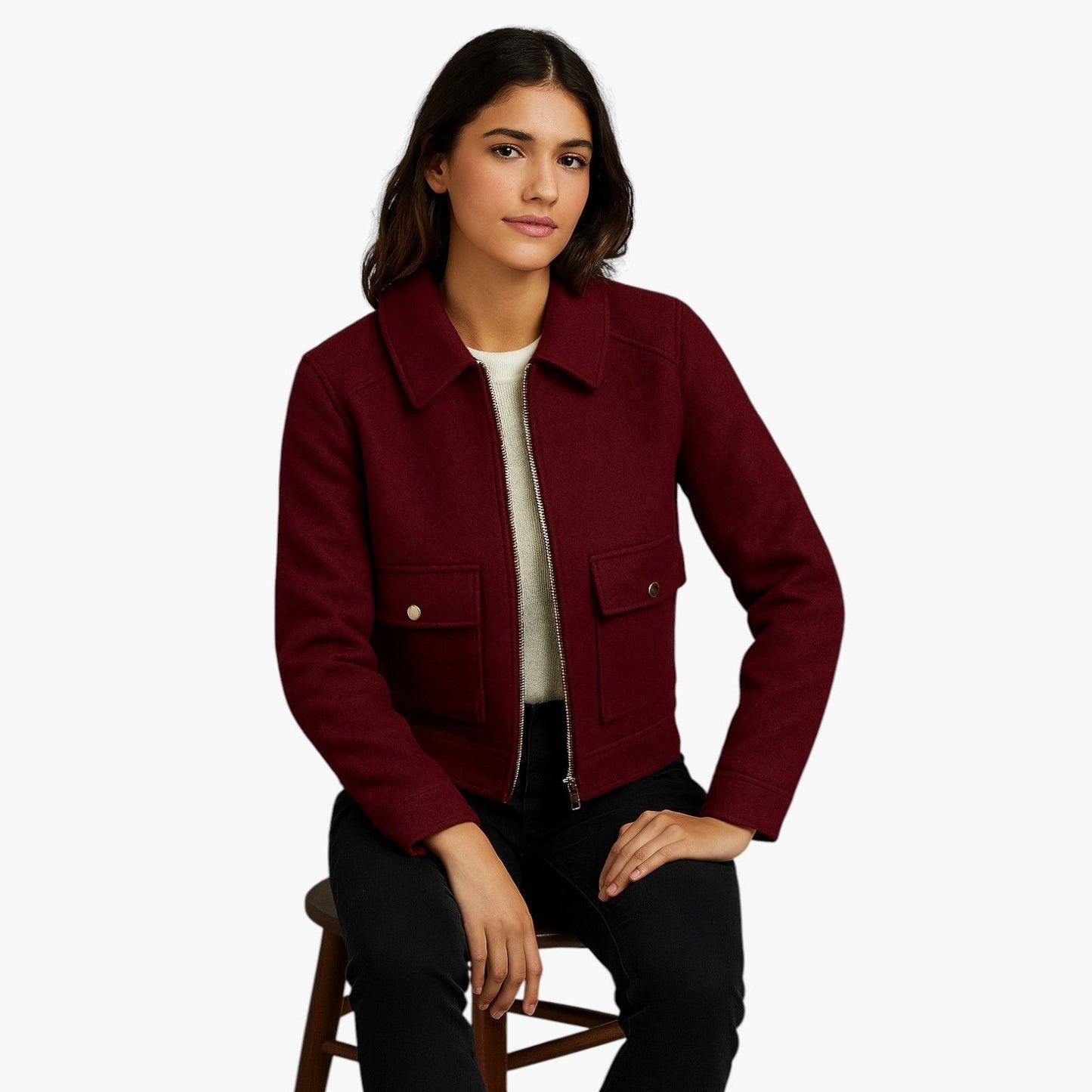 Alison | Eleganter Winter-Street-Jacke: warm, praktisch und mit Taschen