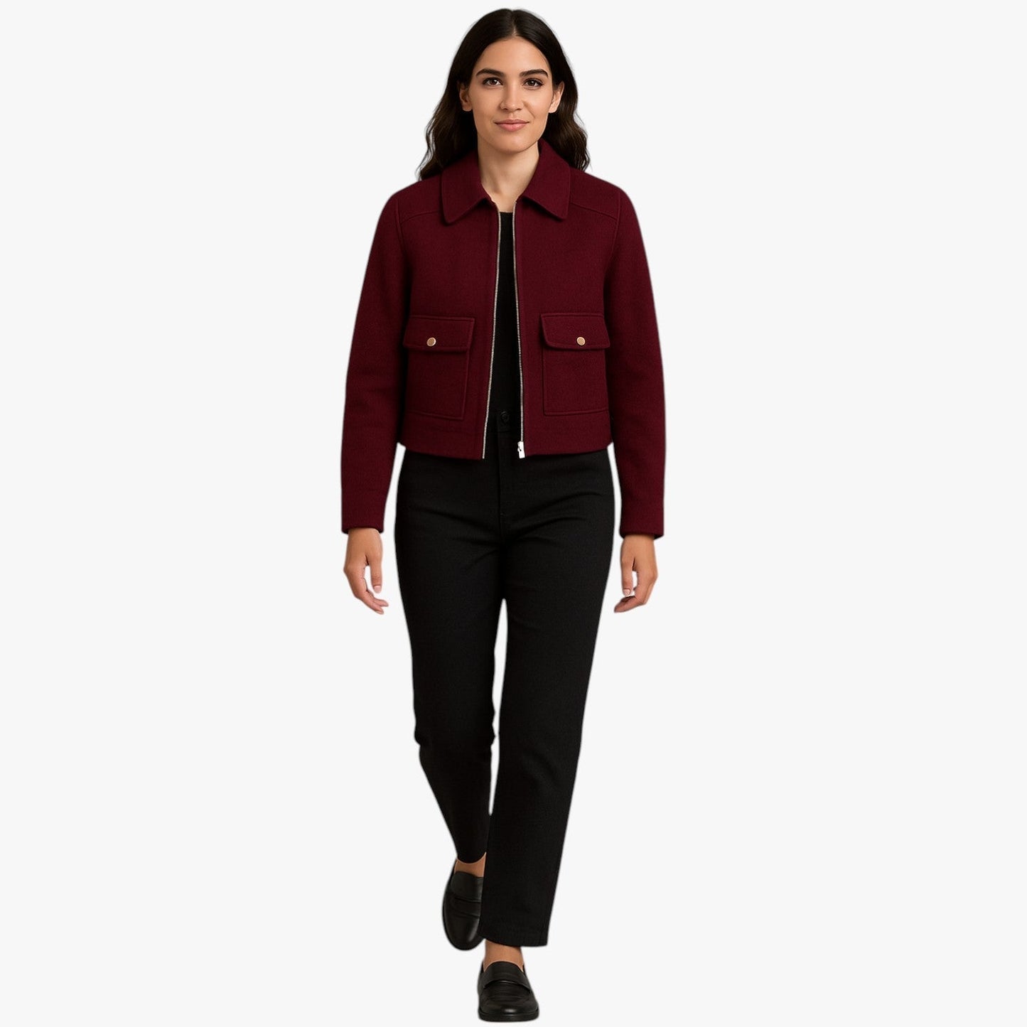 Alison | Eleganter Winter-Street-Jacke: warm, praktisch und mit Taschen