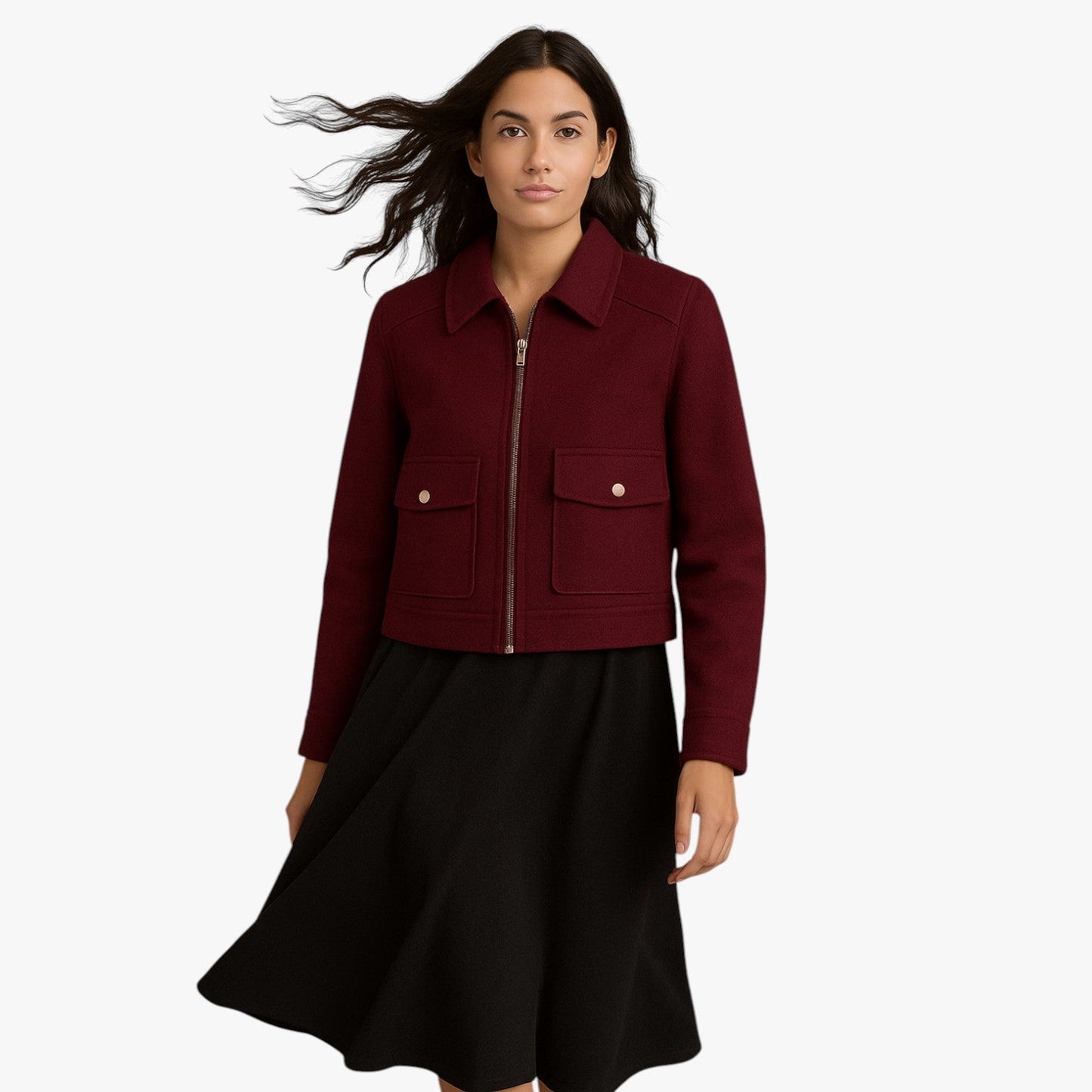 Alison | Eleganter Winter-Street-Jacke: warm, praktisch und mit Taschen