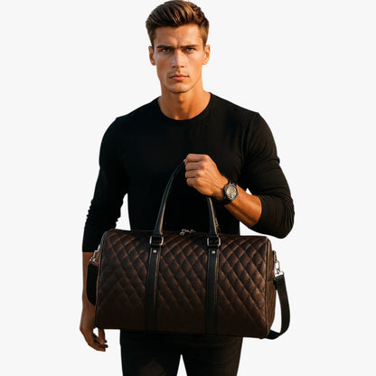 Jake | Herrenleder-Wochtasche: Elegant und geräumig für jede Reise