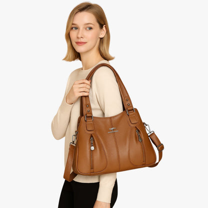 Viviana | Tägliche Eleganz - Die Leder-Umhängetasche, die jeden Look aufwertet