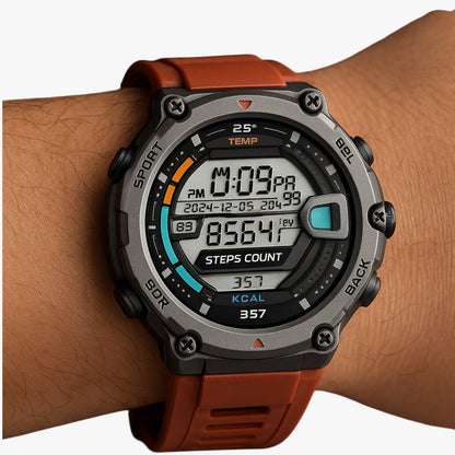 Rodrigo | Sport-Smartwatch für Männer: Anrufe, GPS und Kompass mit nur einer Berührung