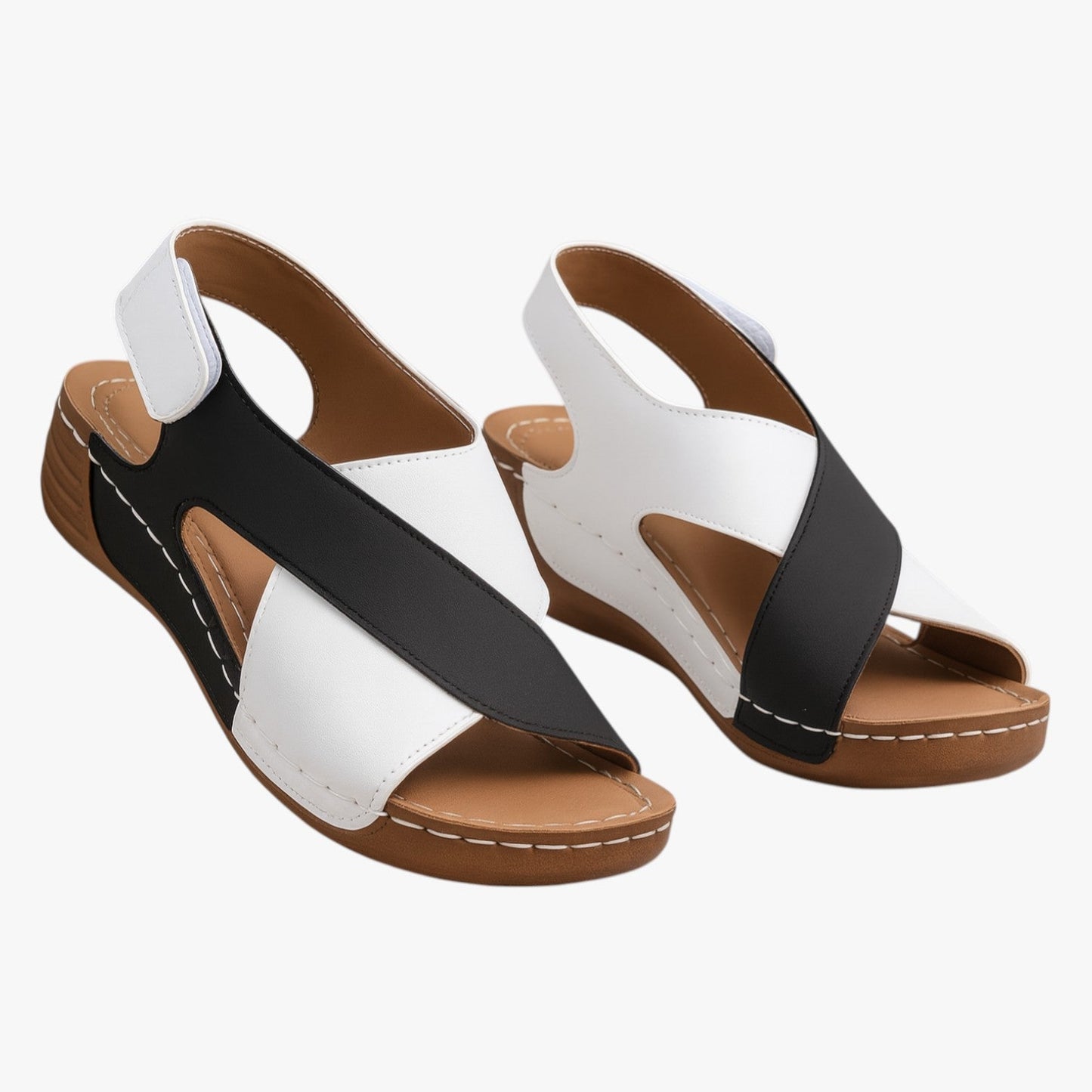 Rachelle | Sommerlicher Komfort mit Stil - Weiche und leichte Keilsandalen