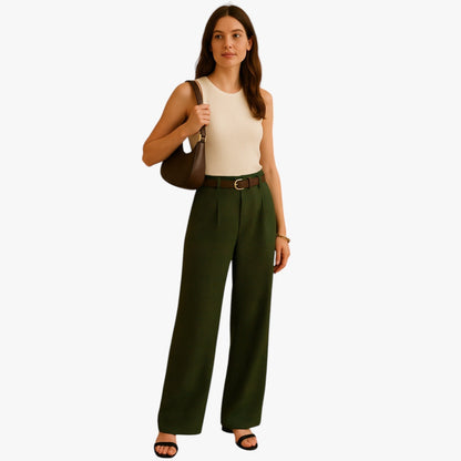 Lyca | Hoch taillierte Vintage-Quadrat-Hosen