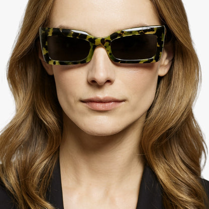 Alora | Katzenauge Sonnenbrille aus Akzeptat mit Retro-Glamour & Polarisiertem Sehvermögen