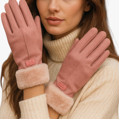 Esther | Winterhandschuhe für Damen Weich im Tetrapor, Kabellose Windschutz