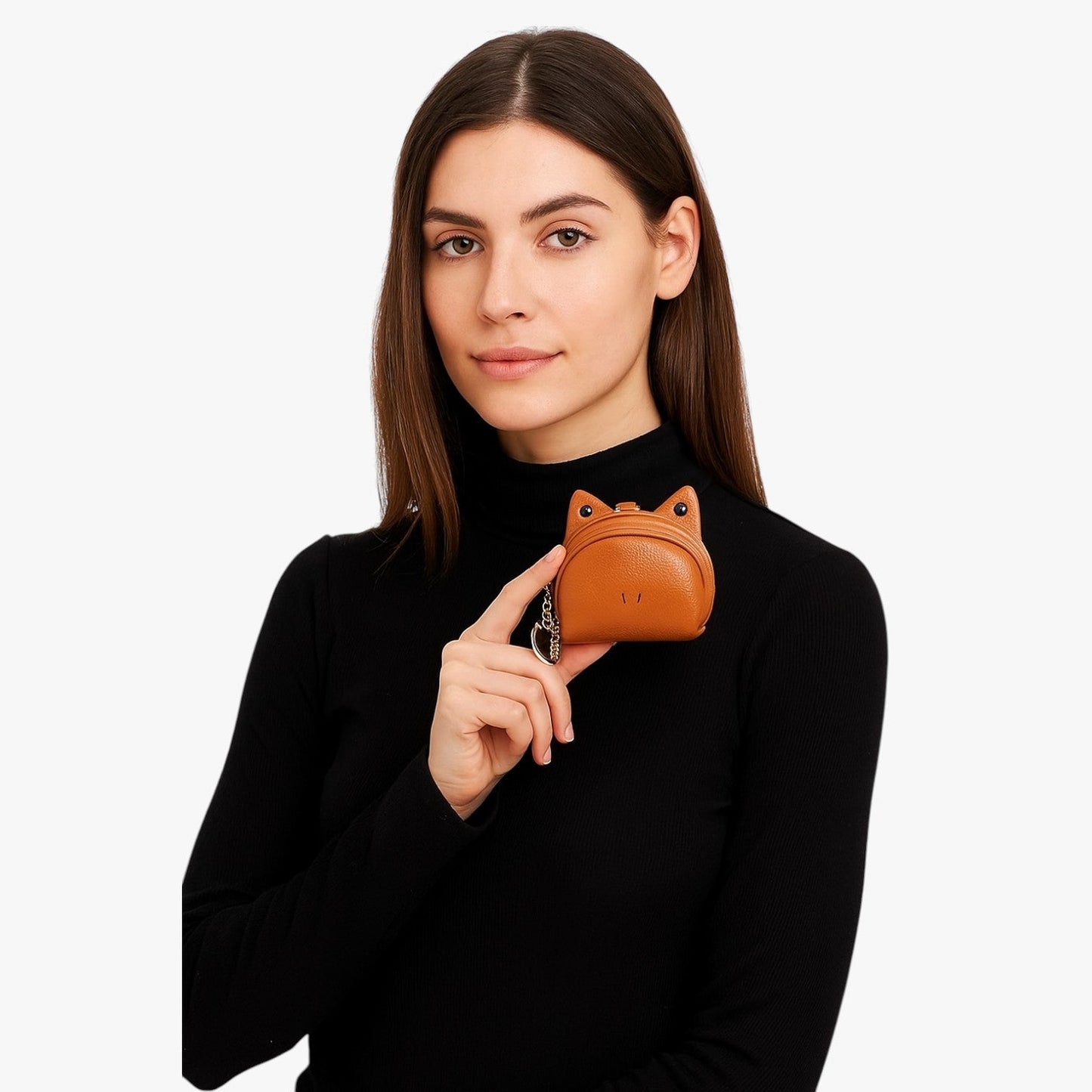 Reign | Elegante Lederportemonnaie mit Reißverschluss, Münz- und Kartenfächern