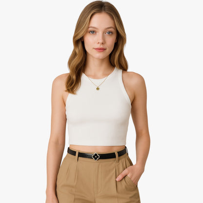 Lilly | Schmale Taille aus Echtleder für elegante Outfits