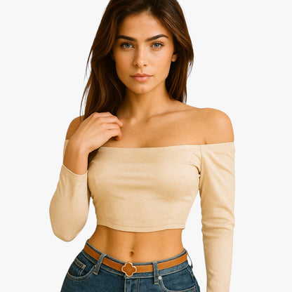 Lilly | Schmale Taille aus Echtleder für elegante Outfits