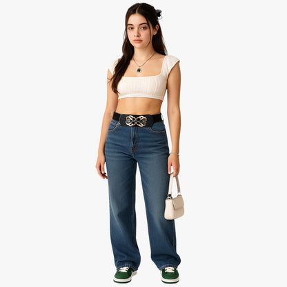 Jenna | Elastischer Dekobund für Kleider und Jacken