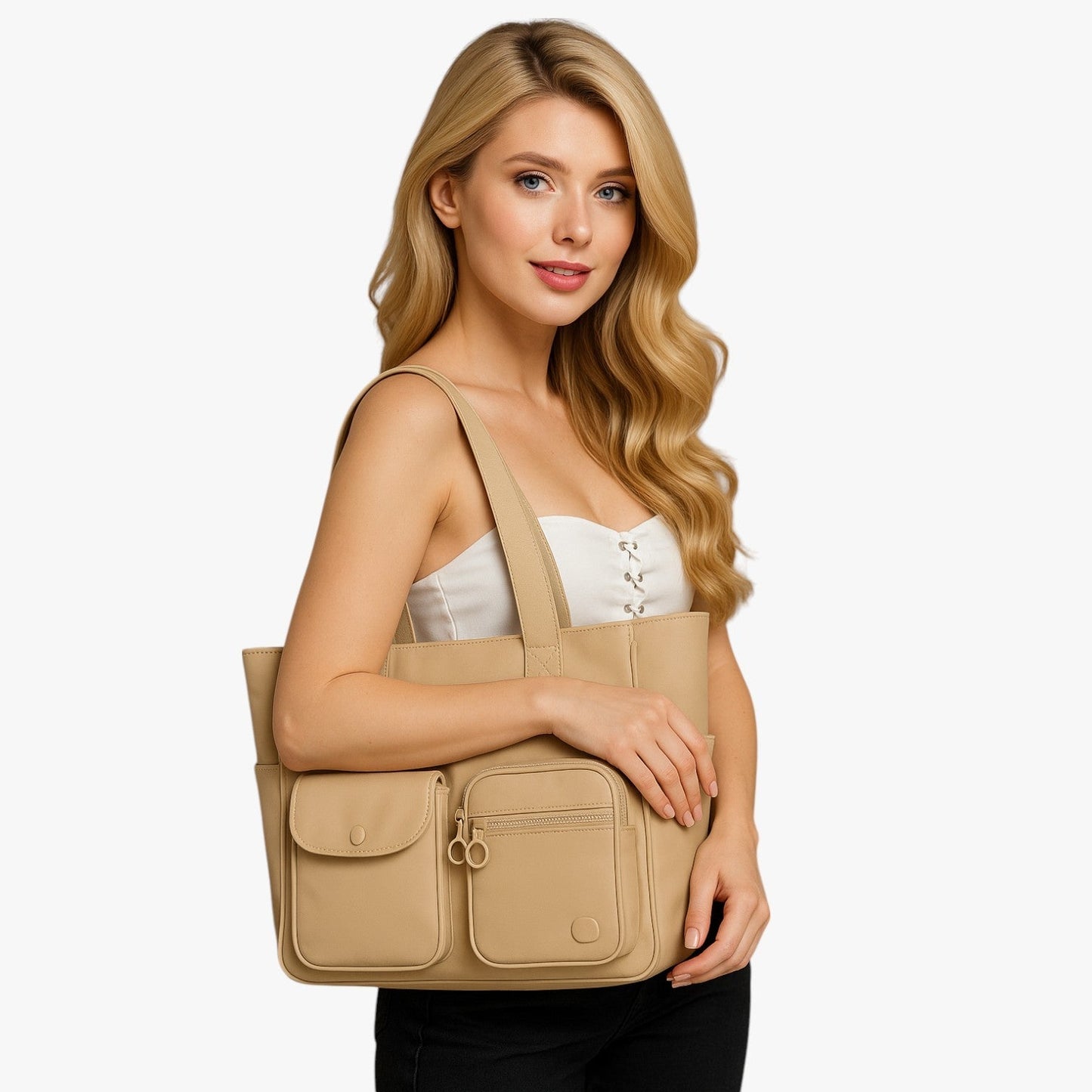 Eloise | AJI 2025 Damen Tote-Tasche Leicht, Wasserdicht und Geräumig