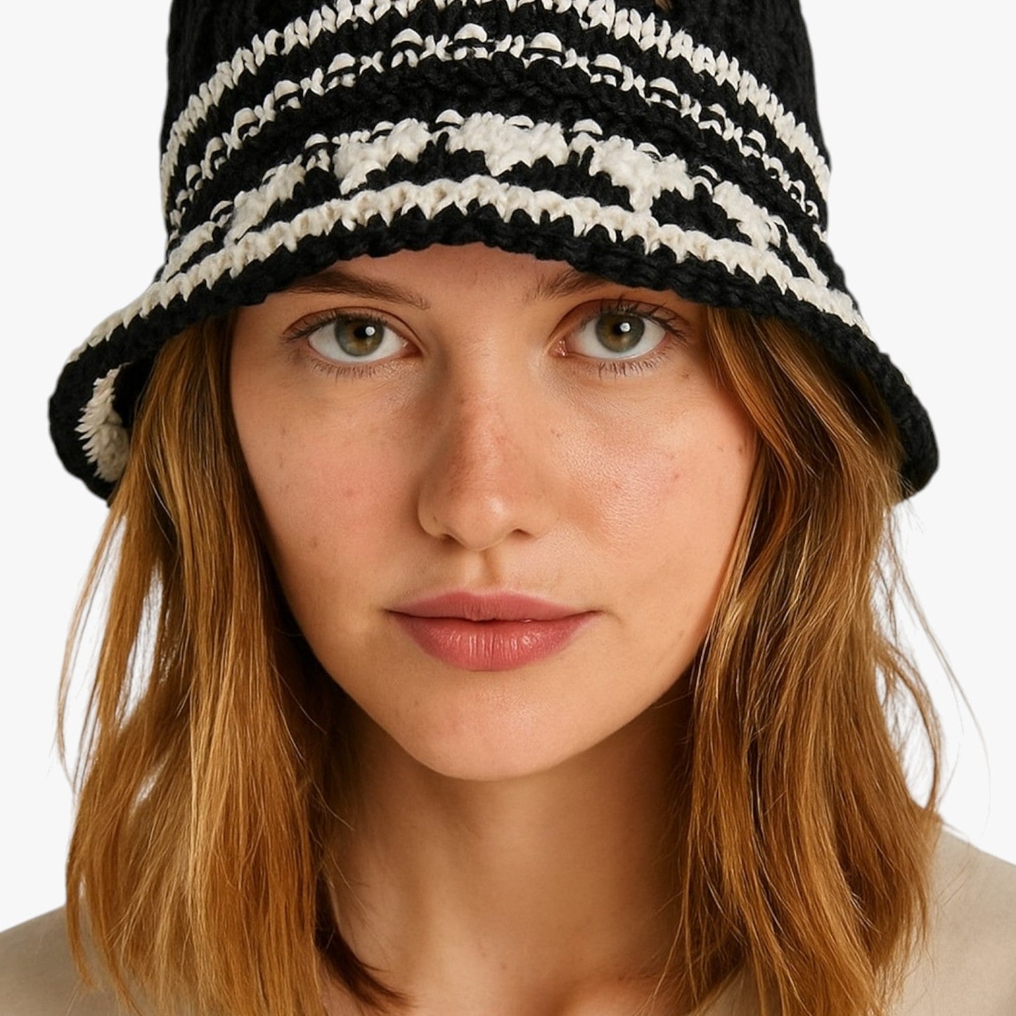 Elora | Damen-Faltbares Sommerhut mit Lochmuster