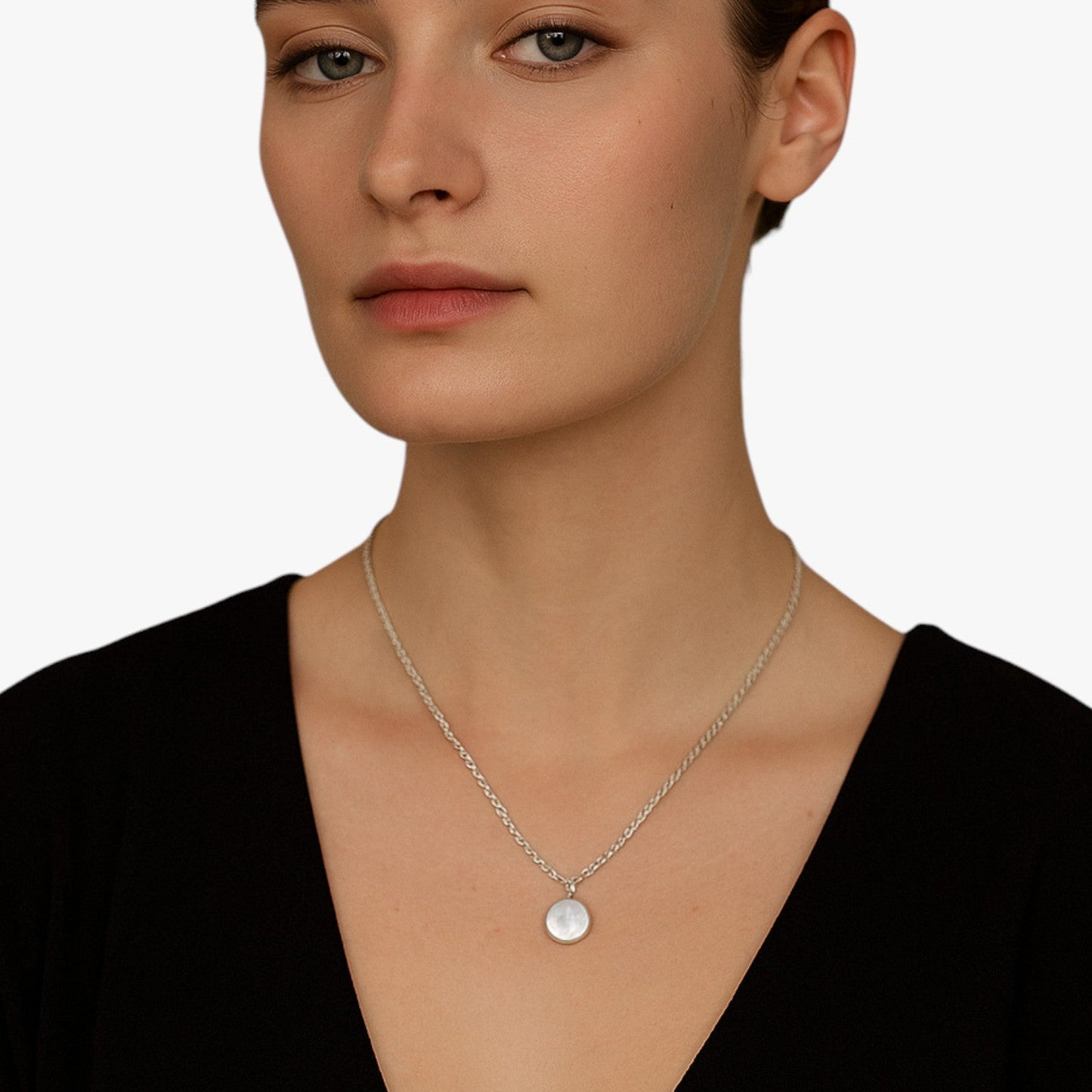 Evelynn | Silber 925 Kette mit Perle als Choker